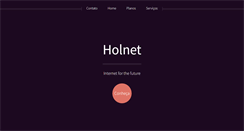Desktop Screenshot of holnet.com.br