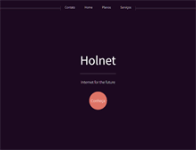 Tablet Screenshot of holnet.com.br